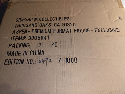 Aspen Matthews Sideshow Resin Figur (Fathom)