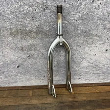 Vintage Powerlite BMX Fork 1 Inch Threaded FReestyle 1997 Chrome Old School 97