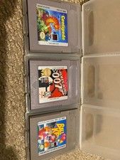 4 Original Gameboy games Flintstones, Centipede, 007 and Balloon Kid