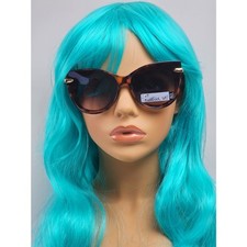 FGX Foster Grant Full Cat Eye Brown Tortoise Shell  Gold Sunglasses 52068FGX201