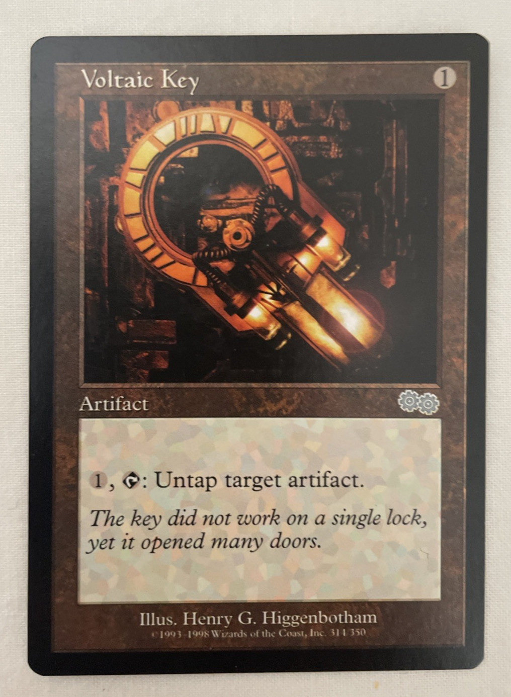 1x Voltaic Key Urza's Saga MTG Magic the Gathering LP
