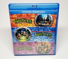 Teenage mutant ninja turtles triple feature Blu ray NEW sealed image