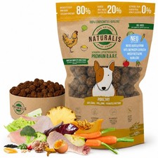 Naturalis 500g Trockenbarf Hund 80% Huhn getr...