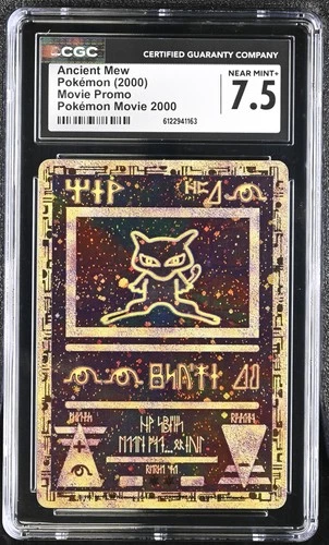 CGC 7.5 Ancient Mew 2000 Movie Promo Reverse Holo Pokemon Card