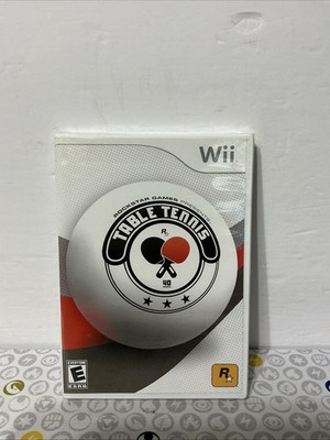 Rockstar Games Presents Table Tennis (Nintendo Wii, 2007) - New - Sealed!