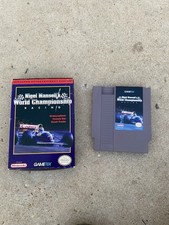 Nigel Mansell’s World Championship Racing (Nintendo NES 1993)  RARE!