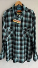 Dixxon Flannel Co. Pensacola Men’s 4XL Long Sleeve Snap Button Flannel Shirt