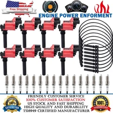 Ignition Coil+Spark Plug+Wire Set For Dodge Durango Ram 1500 2500 3500 5.7L V8