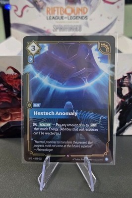 Riftbound League Of Legends Spiritforged RARE Foil Card SFD 83 Hextech Anomaly