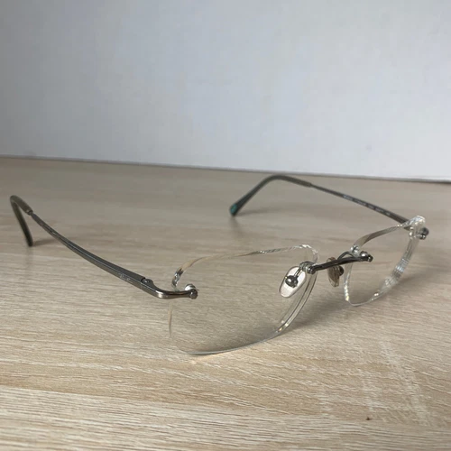 Ray Ban RB8502 Titanium 1003 Eyeglasses Silver Frames Only Flex Hinge 52 17 140