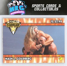1999 Topps WCW/nWo Nitro S12 Nash vs Goldberg Stickers