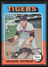 1975 Topps #166 Woodie Fryman Detroit Tigers EX
