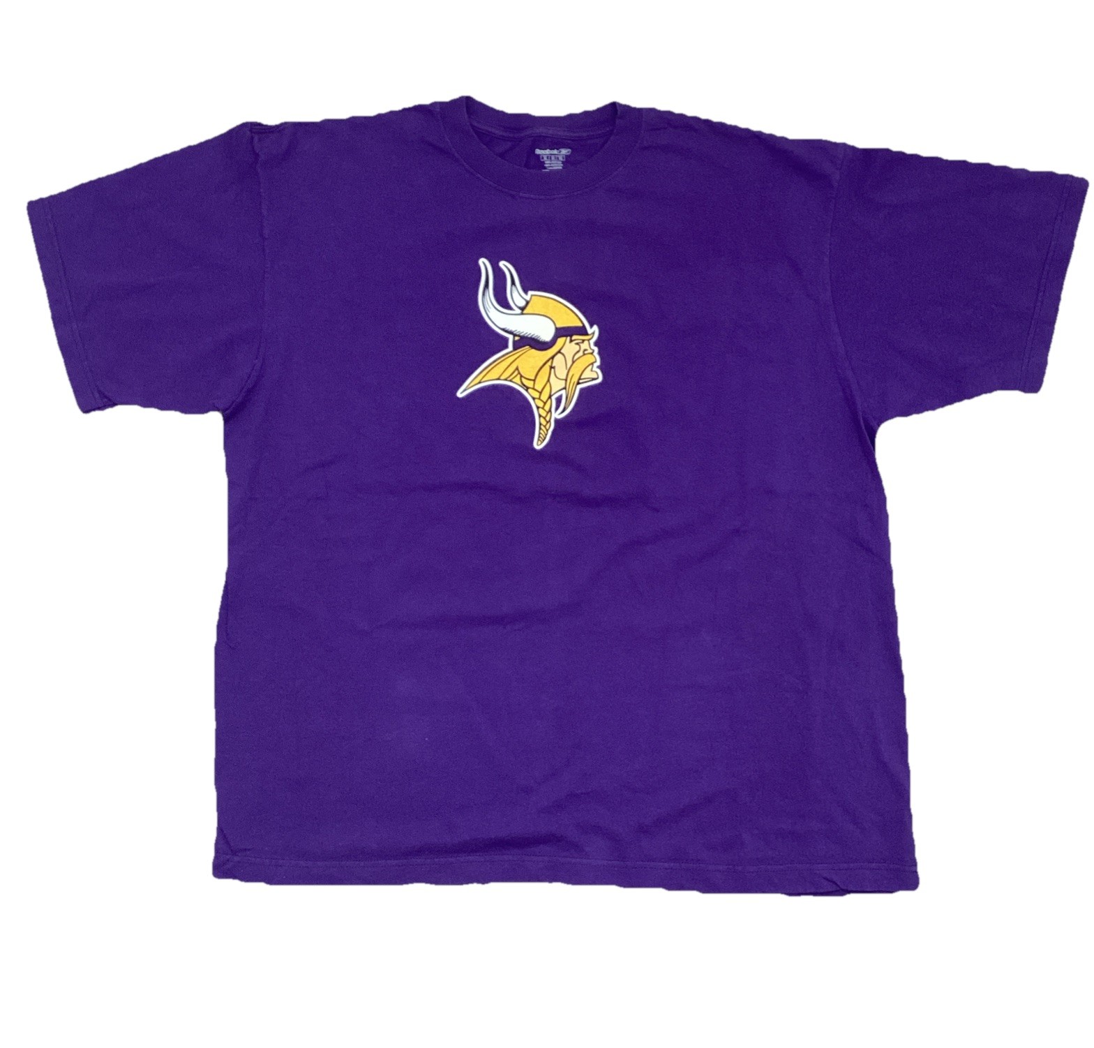 Vintage Y2K Reebok Minnesota Vikings #4 Brett Favre Purple T-Shirt Men’s Size XL thumbnail 3