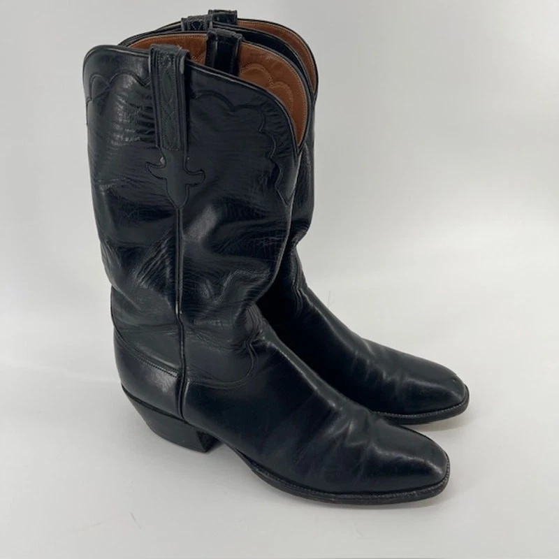 Lucchese Black Boots for Men for sale | eBay display picture 1