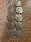 Half Roll $5.00 Face Value 40% Silver Kennedy Half Dollars 1965,1967,1969, Lot