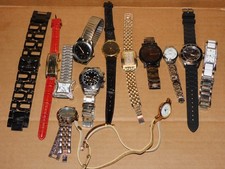Mixed Lot of 13 Quartz Watches Gossip Yukas Armitron AS IS