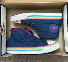 Converse Chuck Taylor All Star Hi Infant 7 Navy/Cactus Flower/Whit Shoes 768861F