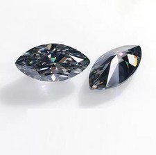 Marquise Black Diamond Engagement Ring 3 Ct VVS1 Alternative Bridal Ring