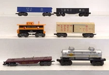 Lionel & Marx O Vintage Assorted Freight Cars #51170,347000,3900,43461,51100 [6]