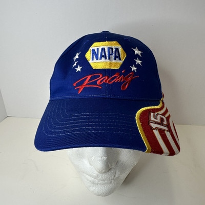 #ad NAPA Racing #15 Stars Stripes Baseball Cap Hat Adjustable Hook amp; Loop $7.00