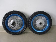 2015 Yamaha Ttr 50 Blue Anodized Wheel Set Rims Complete Fits All M240 2015 Yamaha Ttr 50 Blue Anodized Wheel Set Rims Complete Fits All M240