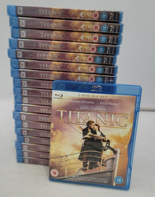 Titanic [Blu-ray] [1997] [Region Free] NEW WATER DAMAGE