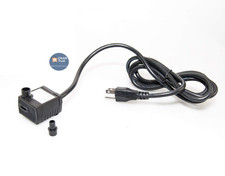 Jebao PP333 Table Top 66gph Fountain Pump, 2.5w Bulk Packing 66 GPH, Black