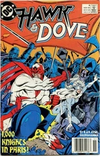 Hawk and Dove #6 1989 DC Comics VF Comic Book Newsstand