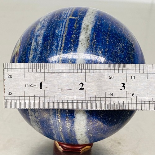 Natural Lapis lazuli Sphere Quartz Crystal Ball Reiki Healing 1800G - Picture 12 of 12