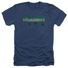 Amazing Race Around The World Licensed Adult Unisex T-Shirt Heather Tee LG