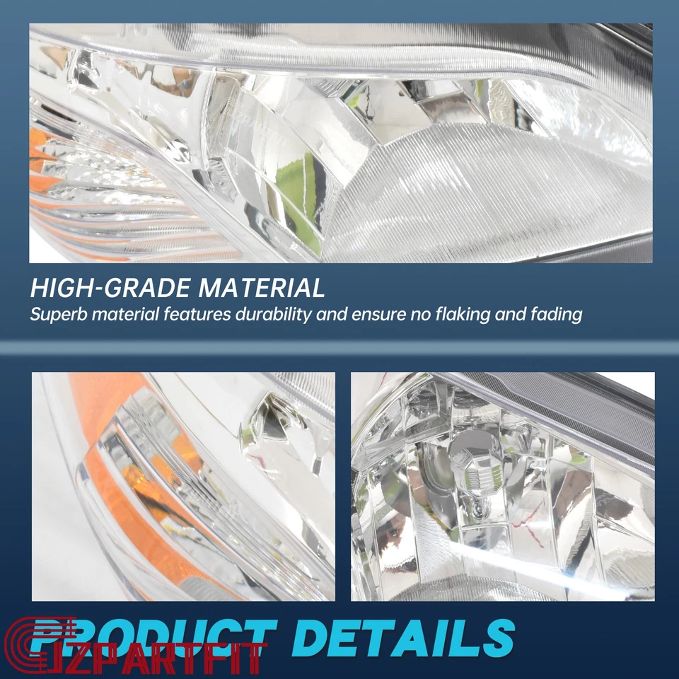Halogen Headlight Lamp W/O Bulb Left Driver For Nissan NV200 2013-2021 NI2502225 - Imagem 2 de 4
