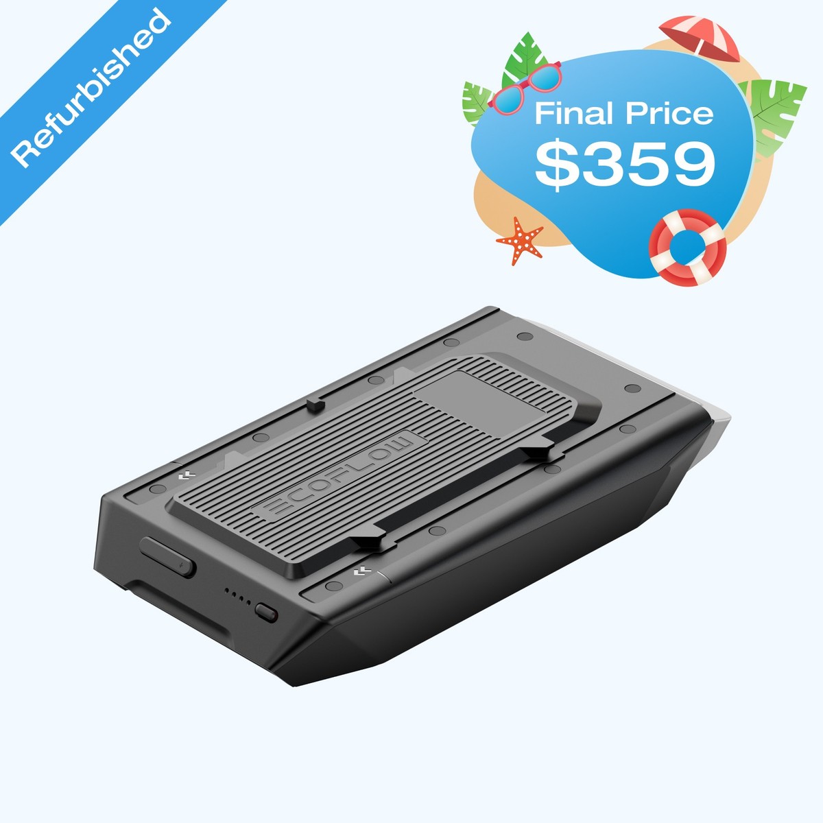 EcoFlow WAVE 2 Add-On Battery, 1159Wh Battery Certified