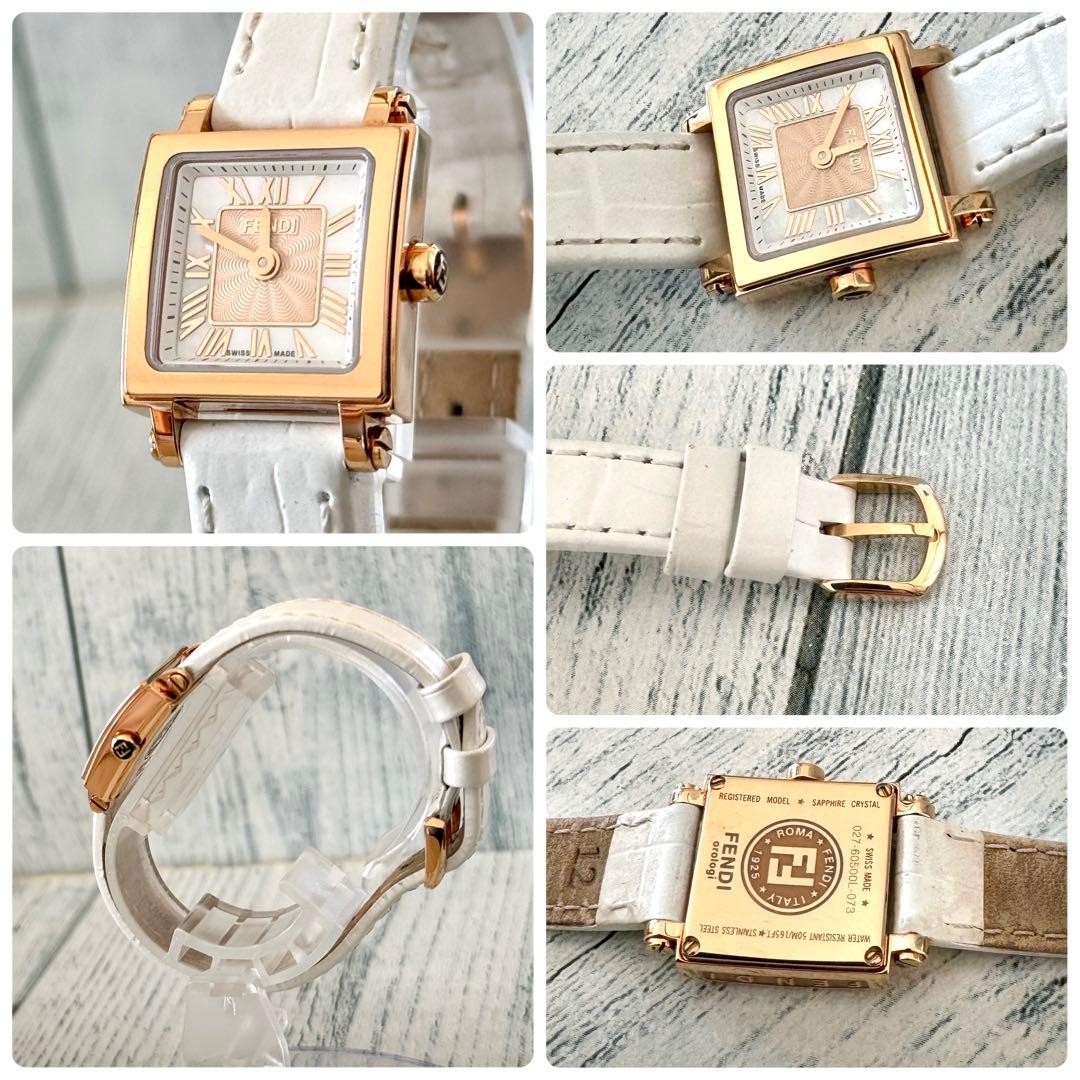 FENDI Watch 60500L Zucca pattern pink gold Fendi,17756 thumbnail 2