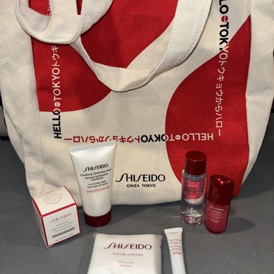 Shiseido  Ultimune Concentrate, Eye Wrinkle Cream, x6 Travel Products & Tote!