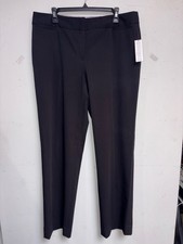 Liz Claiborne Audra Straight Leg Black Dress Pants Size 14