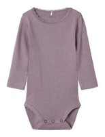 Baby Body Name IT Nbfkab Ls, Langarm, GrößE 62, Blau, Baumwolle