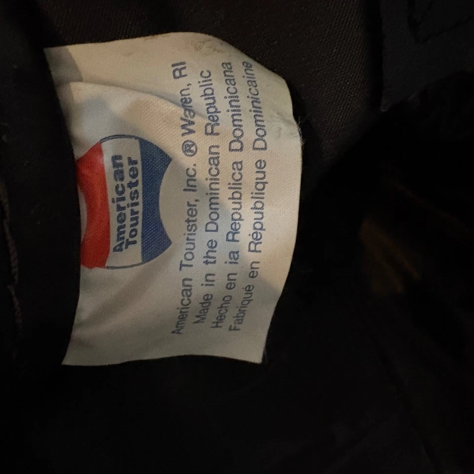 Vtg American Tourister Brown Duffle Bag Carry On Travel Weekender Luggage Duffel - Image 3 of 4