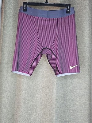 Nike Pro Elite Lined Half Tights Made in the USA Fuchsia Men's