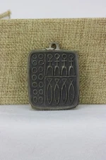 R. Landerholm Pendant, Pewter, Signed, 25gr
