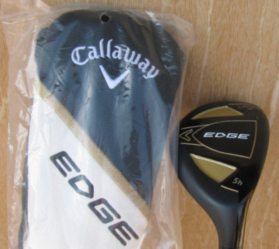 NEW LADIES CALLAWAY EDGE 5 HYBRID 26 LOFT WOMENS FLEX GRAPHITE RIGHT HANDED 5H