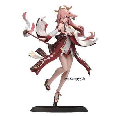 Genshin Impact 1/7 Yae Miko Figure Toy PVC Collection Model Anime 24cm