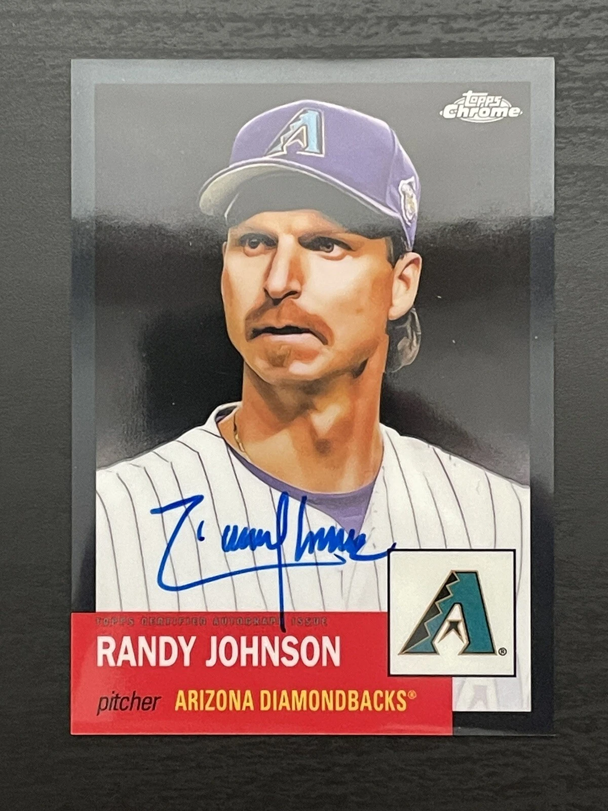 2022 Topps Chrome Platinum Anniversary Autographs Black Refractors Randy Johnson
