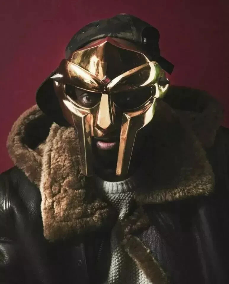 MF Doom Mask Gladiator Madvillain 18G Steel Brass Face Armor Medieval