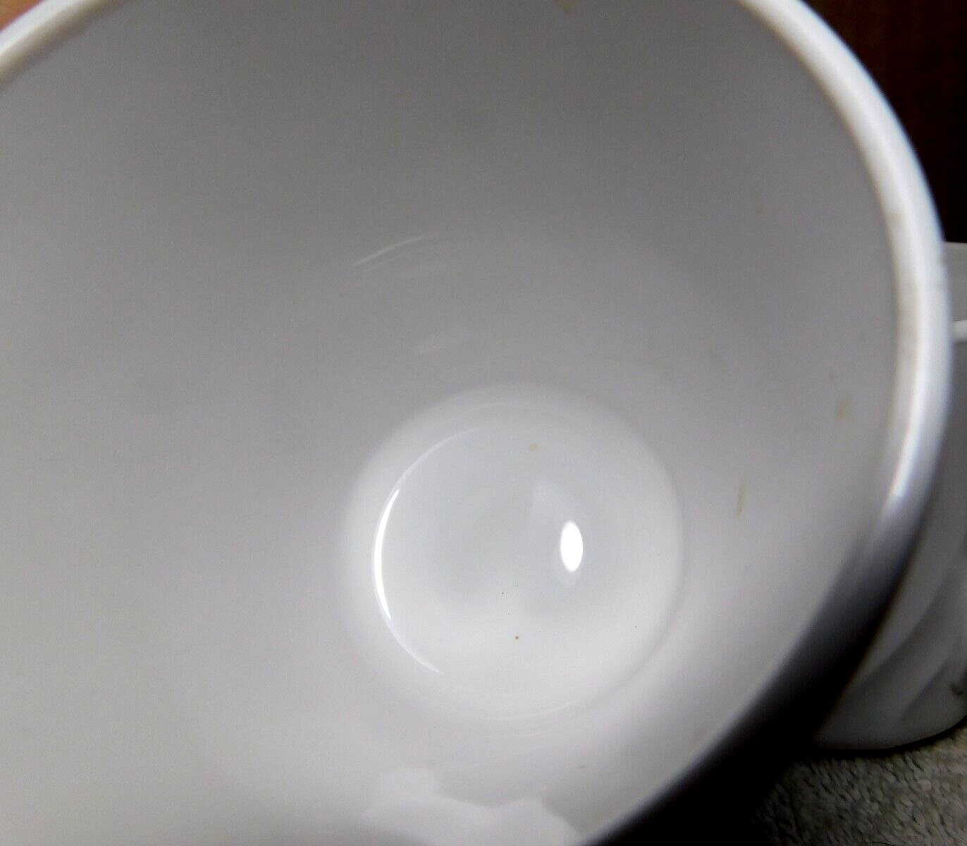 Corning Ware~White Swirl Design Pattern Cups/ Mugs Blue leaves, Bulbs, & Flower