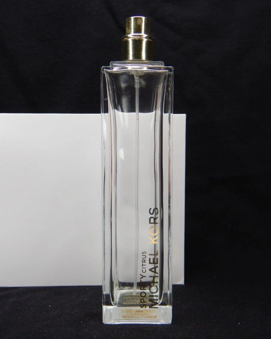EMPTY PERFUME BOTTLE Michael Kors Sporty Citrus EDP 3.4oz 100ml REFILLABLE