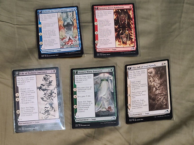 MTG Enchantment(SAGA) x5 Behold the Unspeakable,The Fall of Lord Konda,Azusa's