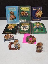 Lot Of 10 Boyds Bears Bearware Collectable Pins on Original Cards
