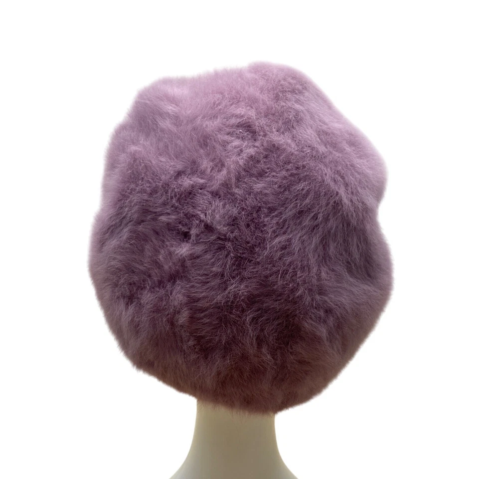 Boina de angora lavanda púrpura Kangol para mujer con acento de lazo talla única Foto 4 de 4