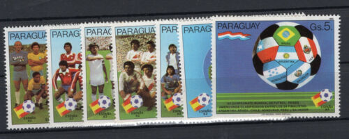 PARAGUAY - SOCCER W/CUP '82, MI # 3528/34, MNH - Picture 1 of 1