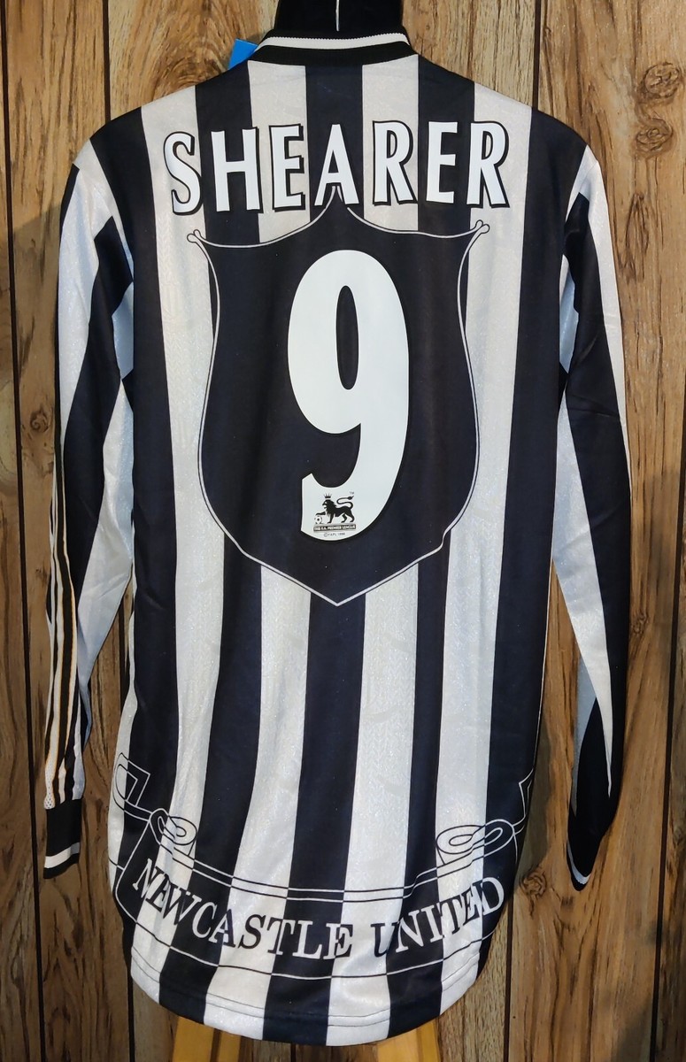 （*）様 ニューカッスル Newcastle United SHEARER 9 SHEARER 9 Newcastle United Shirt - Large - 1997/1998 - Home